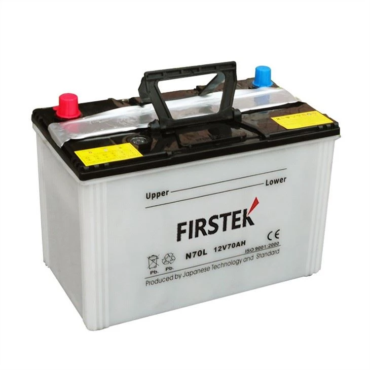 80D26L 12V 70AH JIS Batterija tal-Karozza Iċċarġjata Niexfa