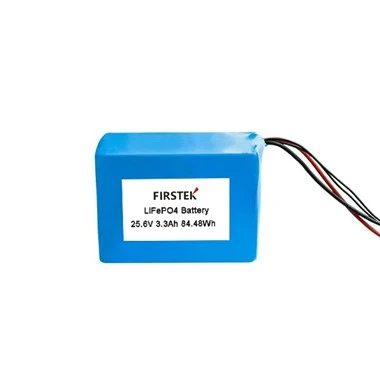 25.6V3.3Ah 8S1P LiFePO4 Batterija tat-Tracker Solari