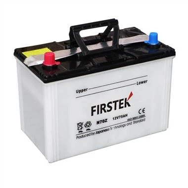 N70Z 12V 75AH JIS Batterija tal-Karozza Iċċarġjata Niexfa